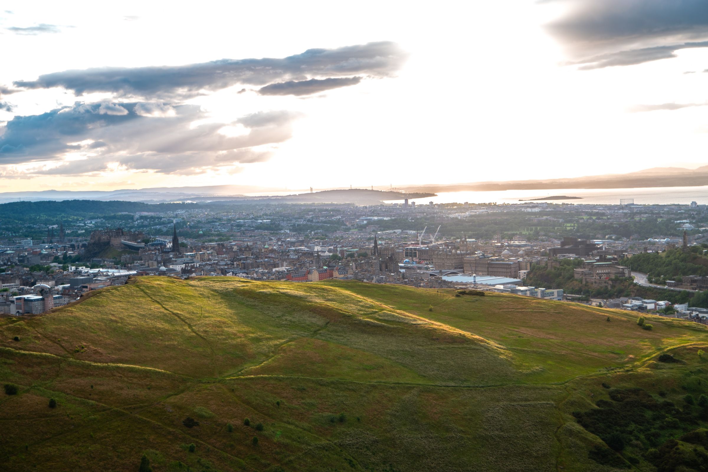 One of many photos taken from Arthur's Seat, which has a fantastic 360 degree view