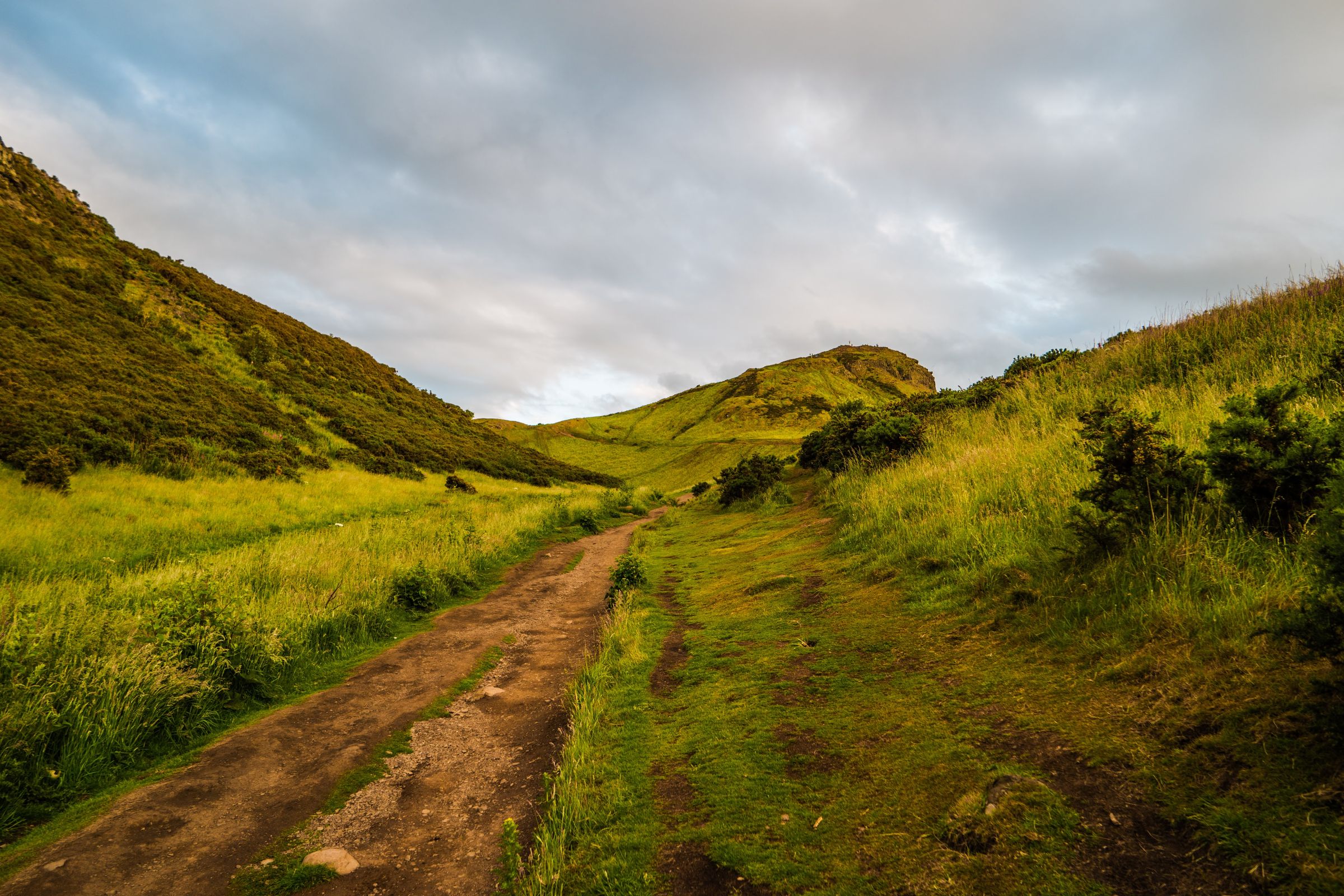 View of Arthur's Seat from the northern side of Holyrood Park