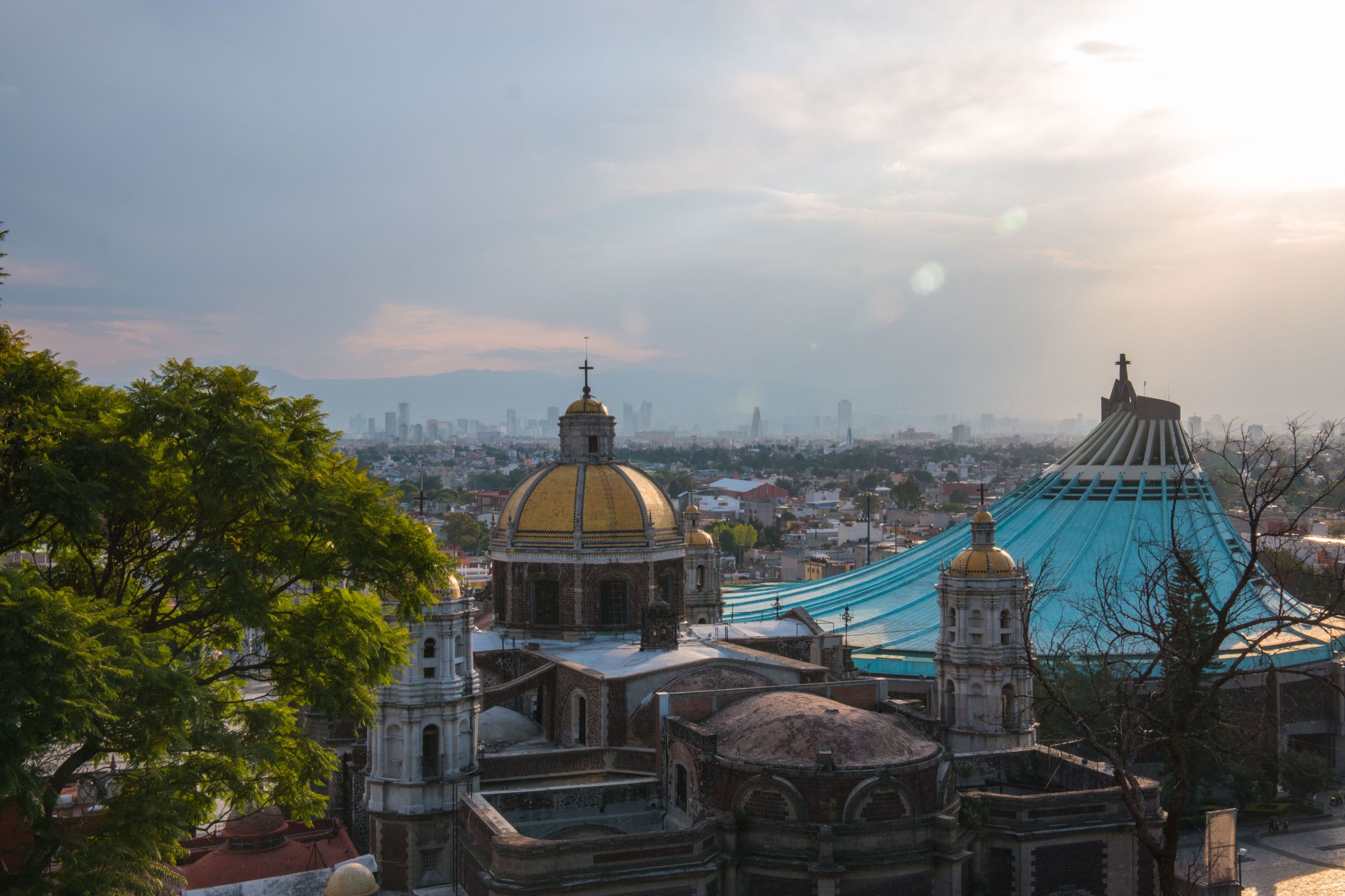 View of Mexico City from el cerrito