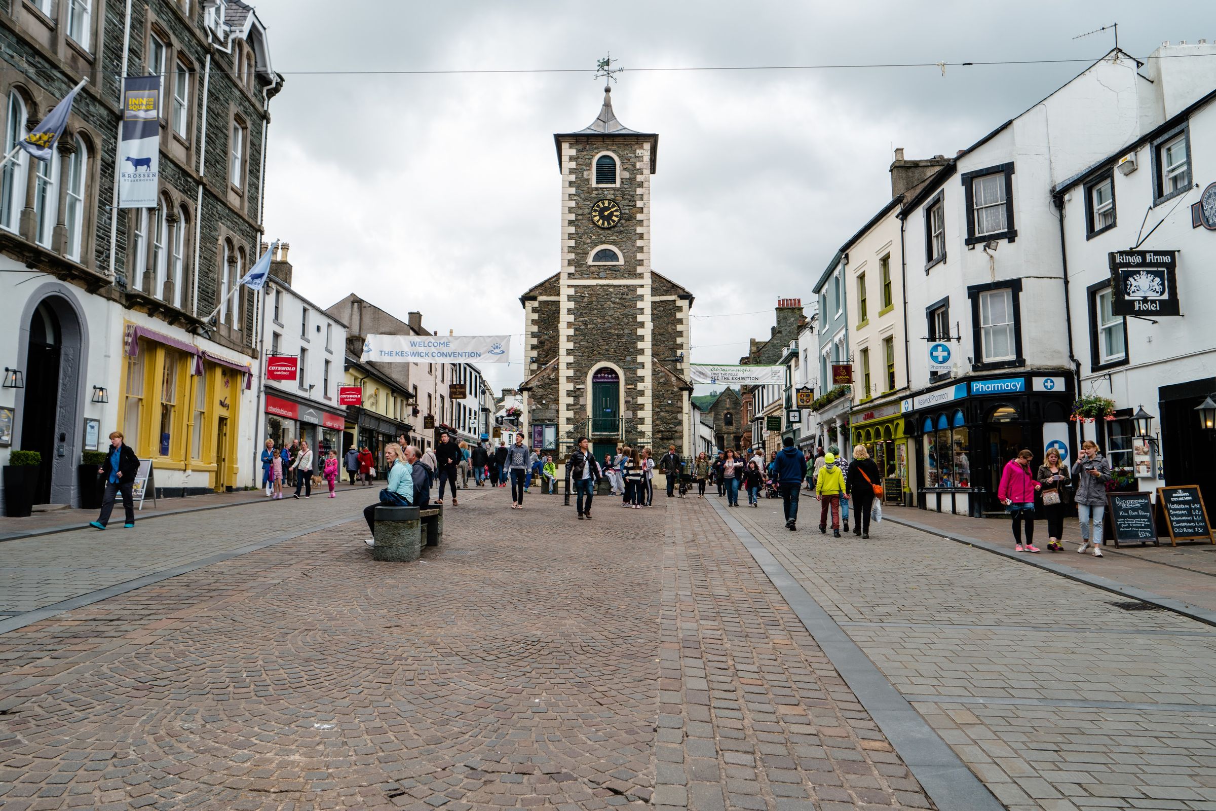 Keswick, where we stopped for lunch