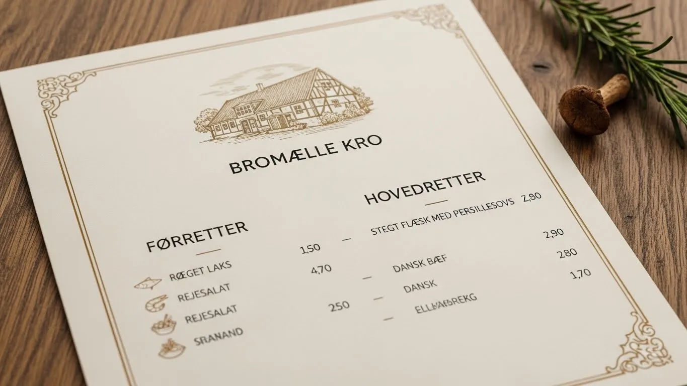 bromølle kro menu