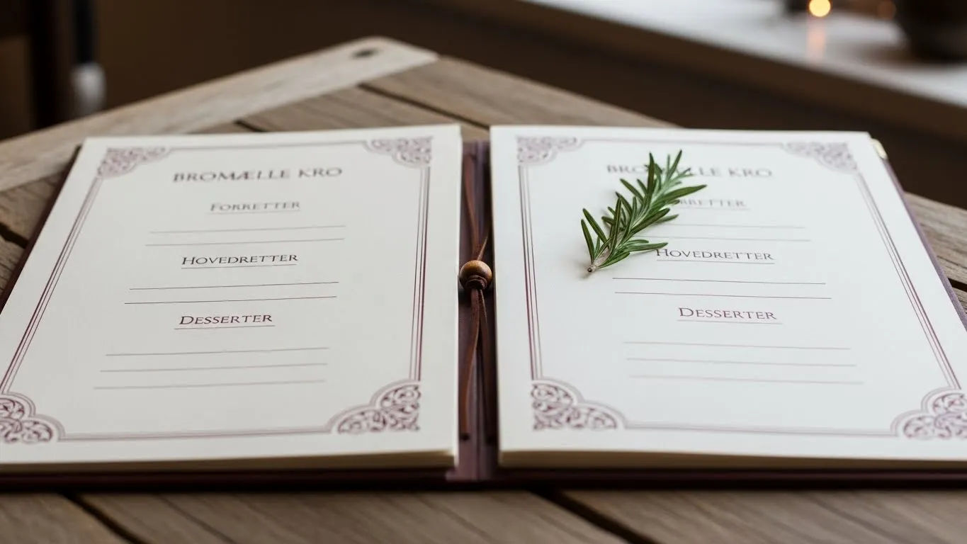 Bromølle Kro Menu med Tradition