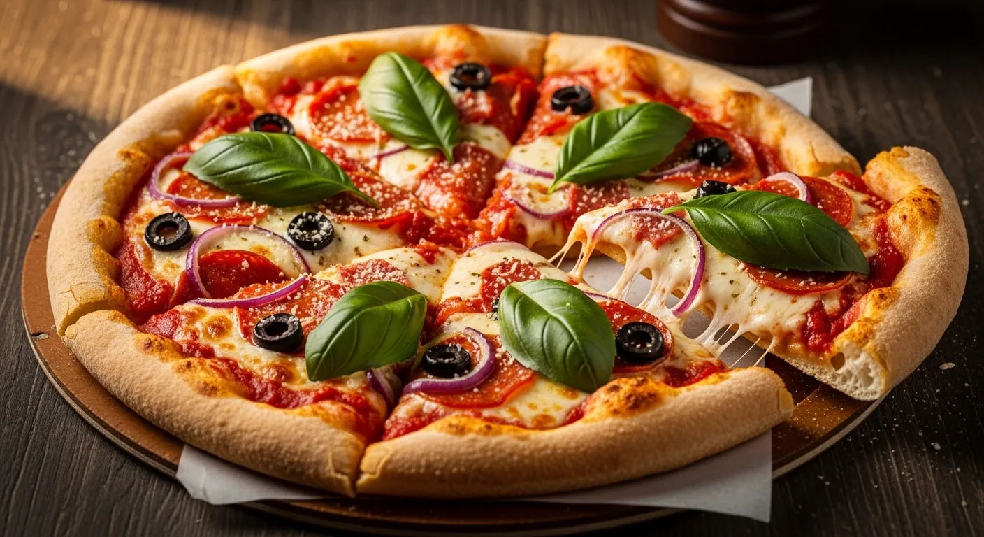 Mamemi Pizza med Hjemmelavet Dej