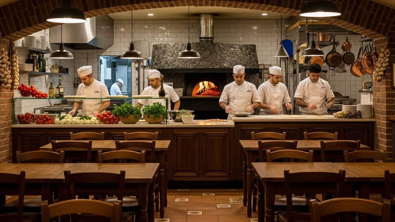 pizzeria i nærheden