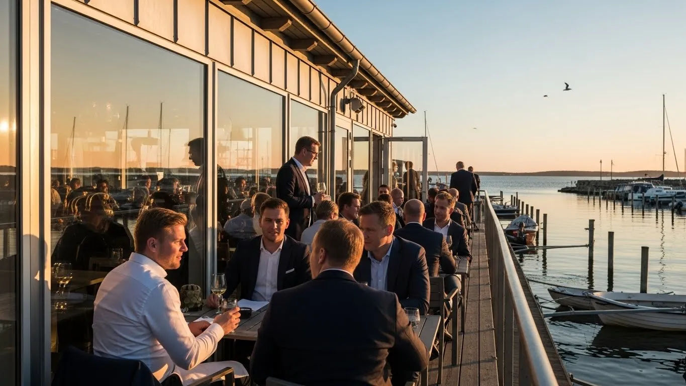 Skovshoved Havn Restaurant med Stemning