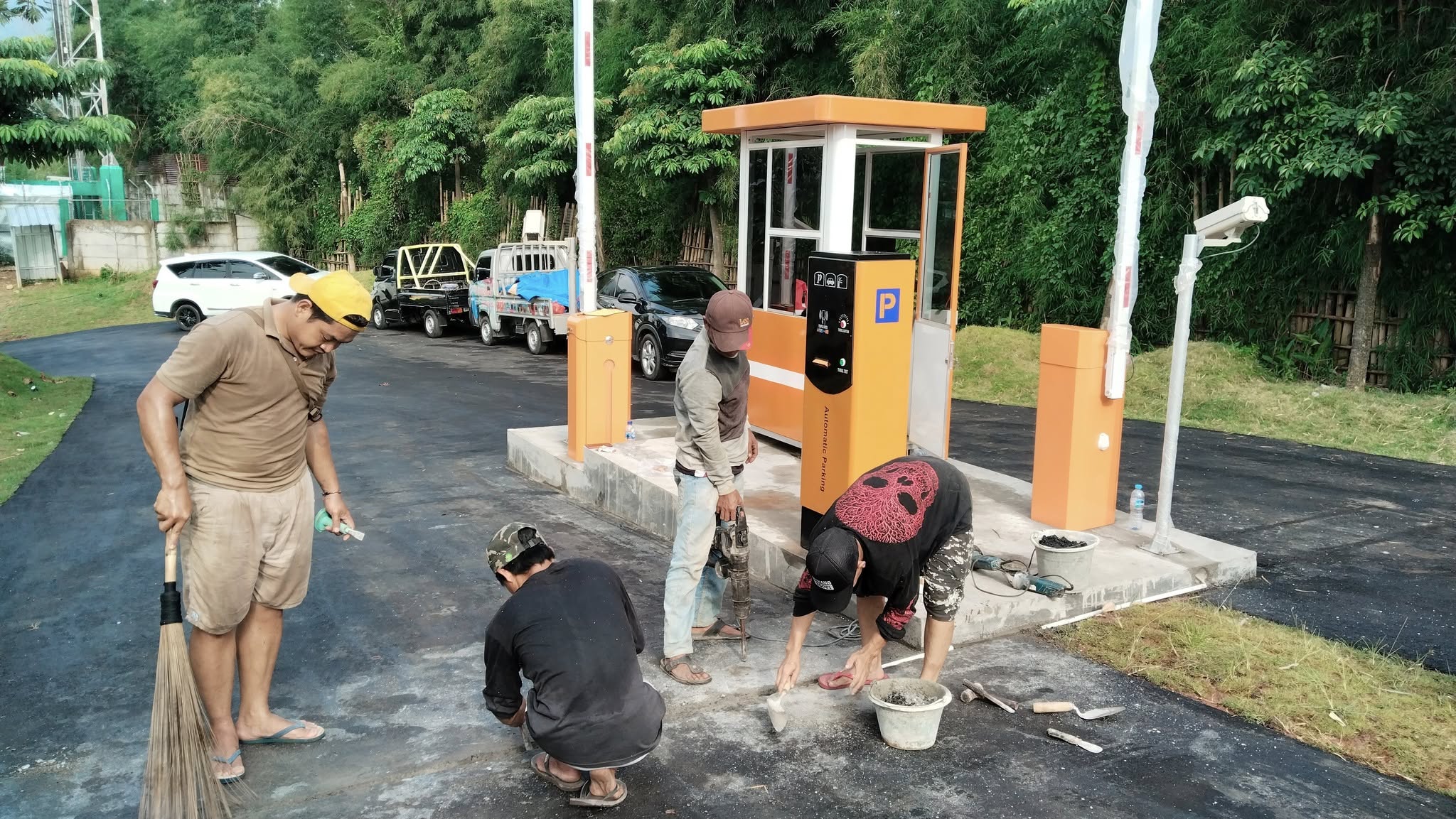 Palang Parkir Komplek Perumahan