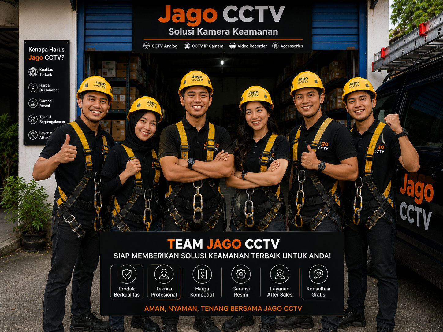 Tim Teknisi Jago CCTV Lubuk Linggau