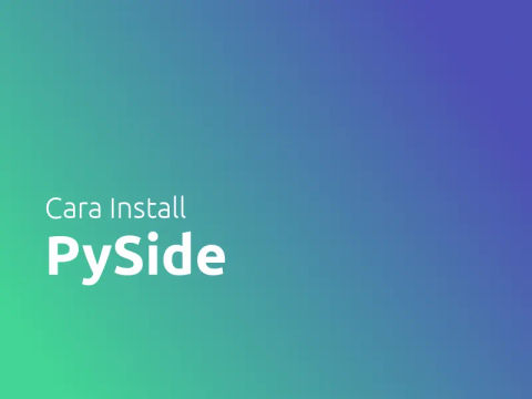 Instalasi Pyside