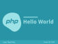 PHP Dasar: Hello World