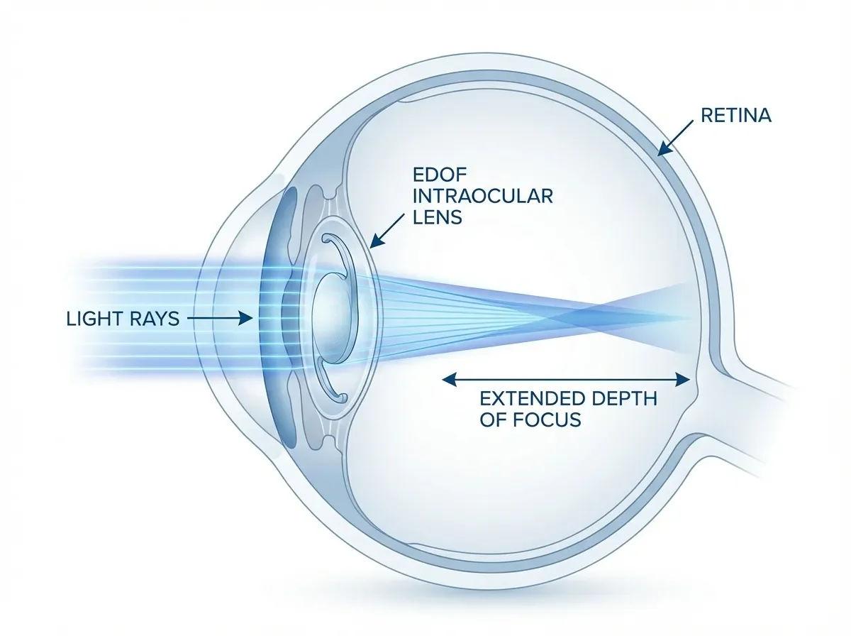 Advantages of EDOF IOL Lenses