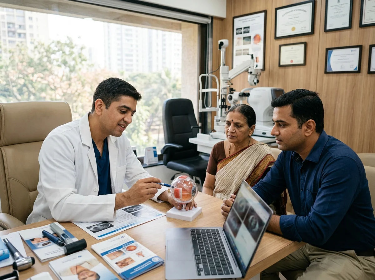 LASIK is usually done on both eyes in one visit. Cataract surgery in Mumbai is often one eye first, with the second eye scheduled once the first is stable.
