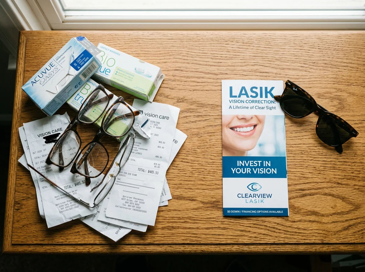 Evaluate the cost of LASIK eye surgery in Mumbai against the lifelong expenses of glasses and contacts. Understand the pricing factors and long-term value.