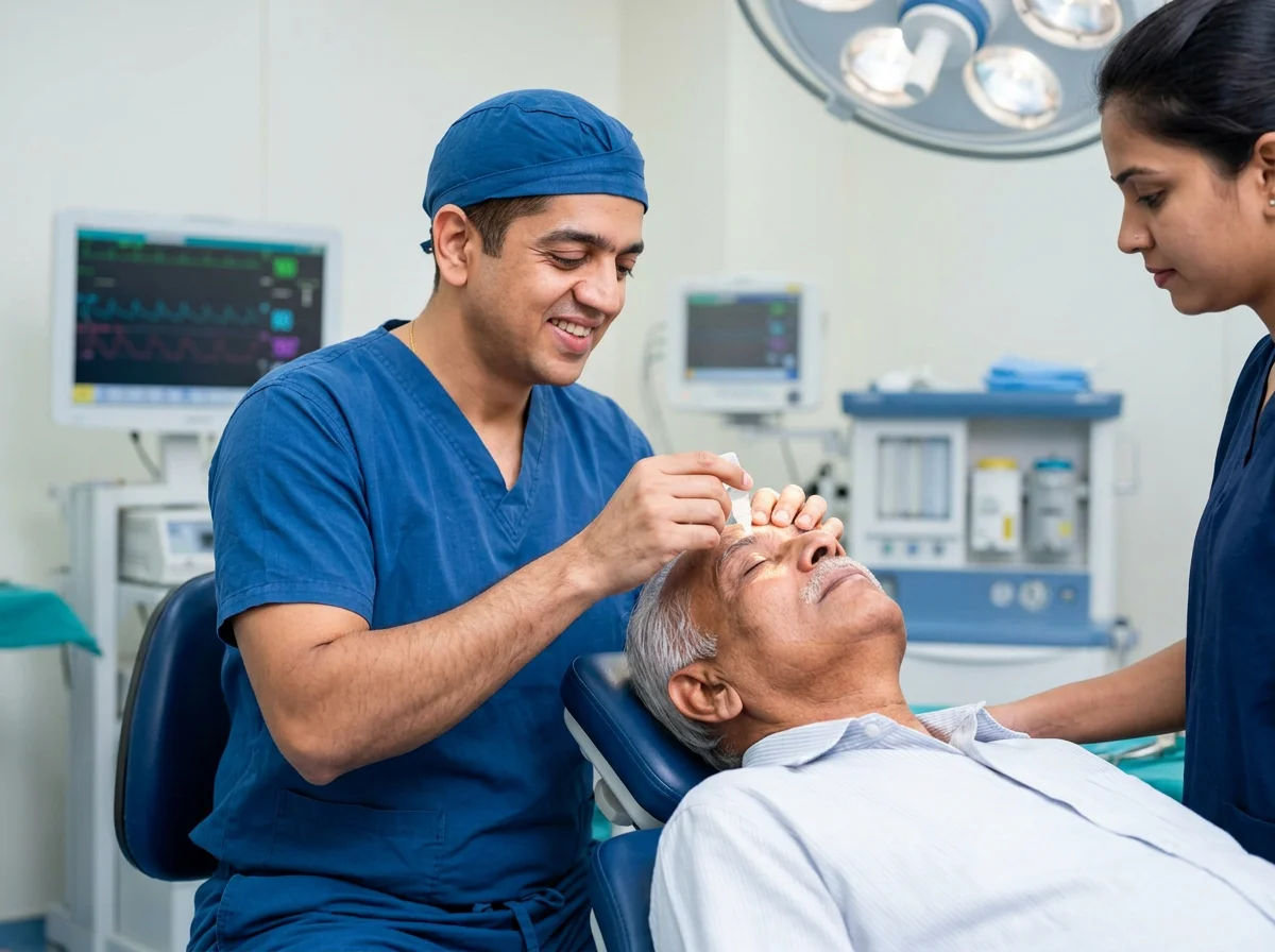Is cataract surgery painful? Most patients feel pressure, not pain. Numbing drops replace injections in modern phaco. Learn what surgery and recovery really feel like.