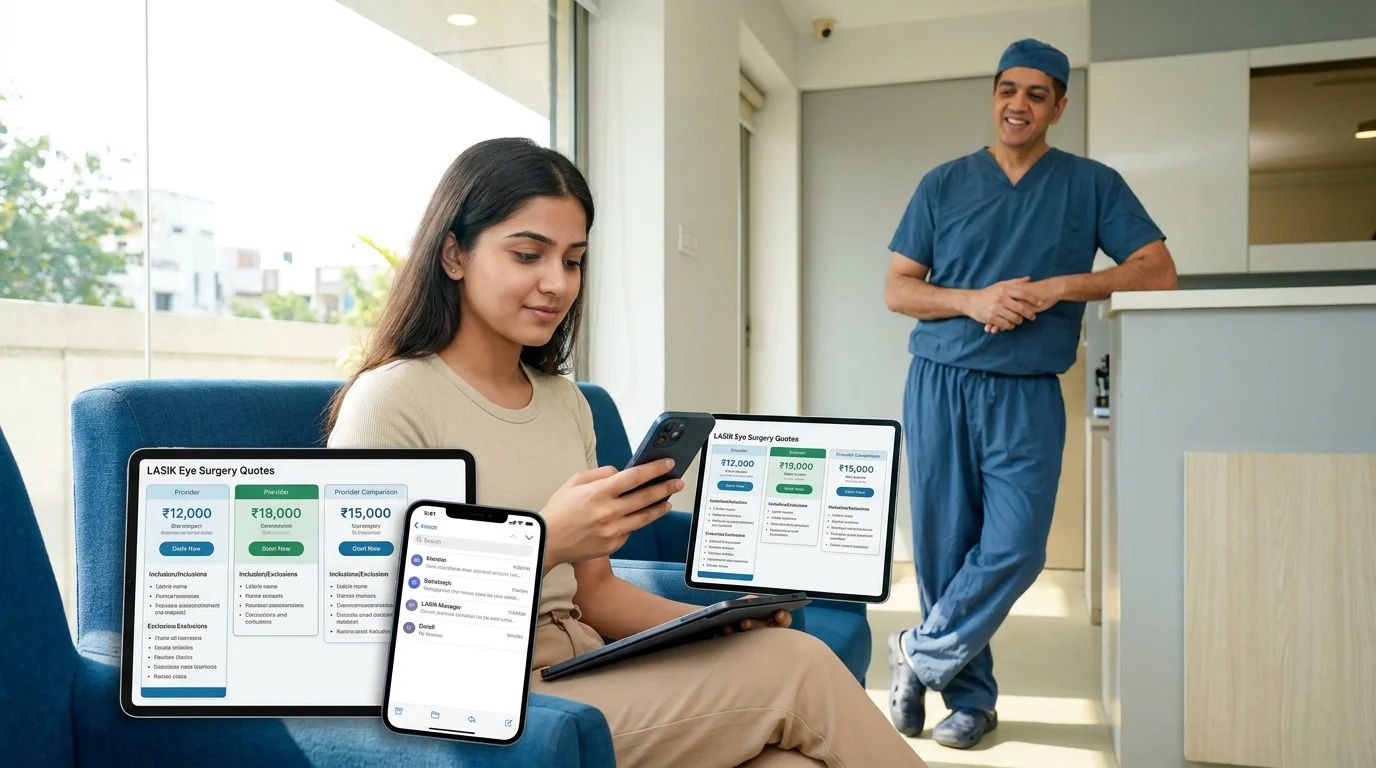 Doctor-reviewed breakdown of self-reported LASIK pricing from Mumbai Reddit threads, why quotes vary, and how to avoid hidden charges.
