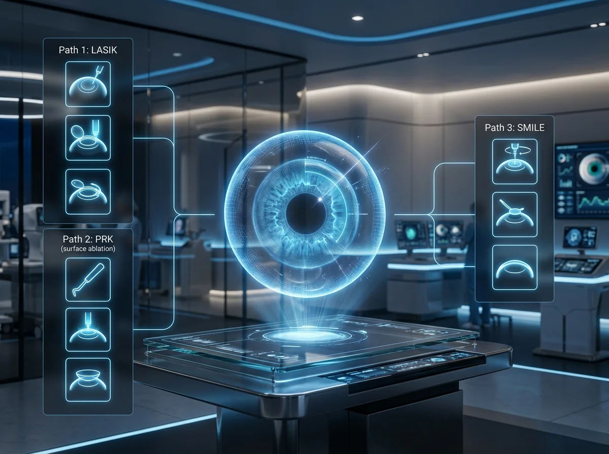 LASIK vs SMILE vs PRK: Which Vision Correction Is Best for You?