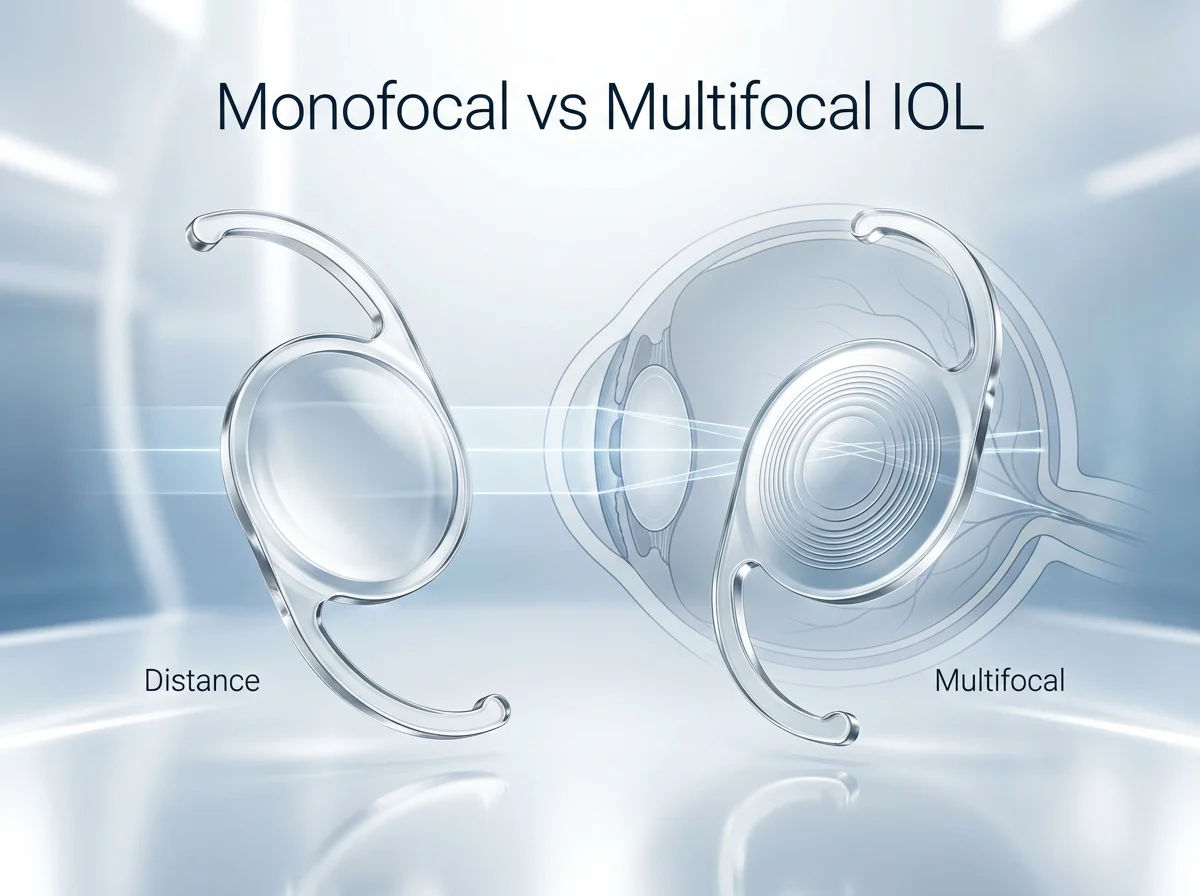 Monofocal vs Multifocal Lenses: How to Choose the Right IOL