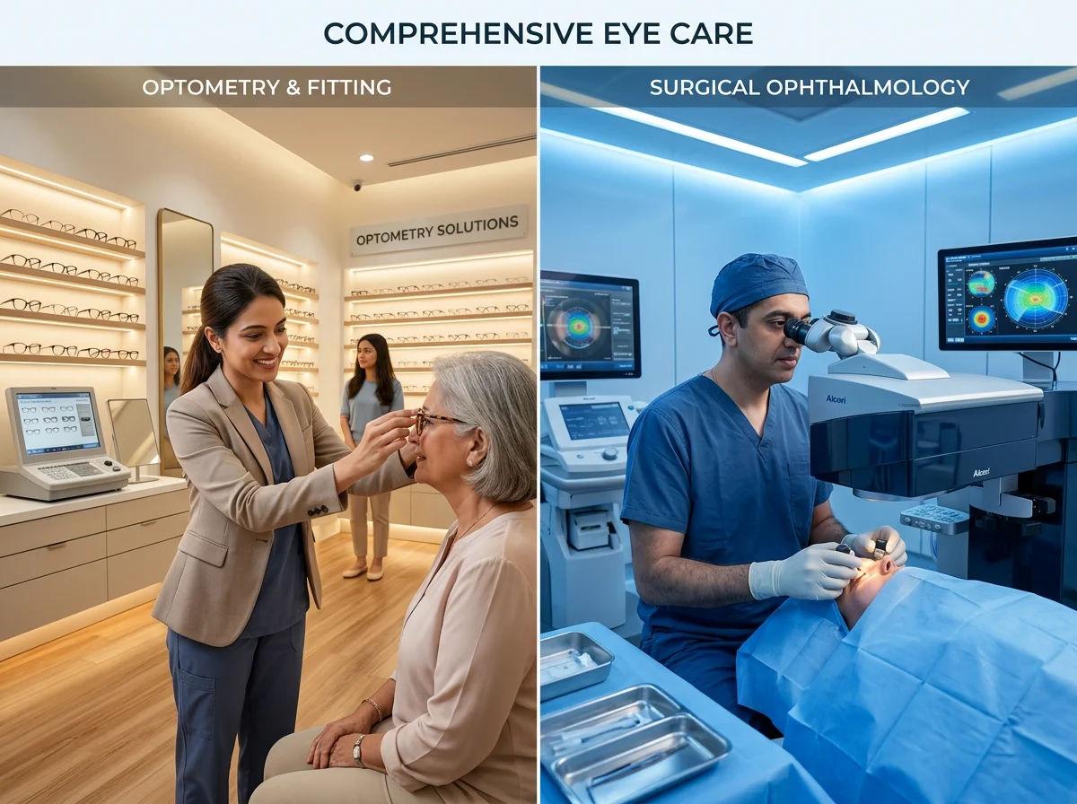 Confused about the difference between an optometrist and an ophthalmologist? Learn who to see for your specific eye care needs in Mumbai.