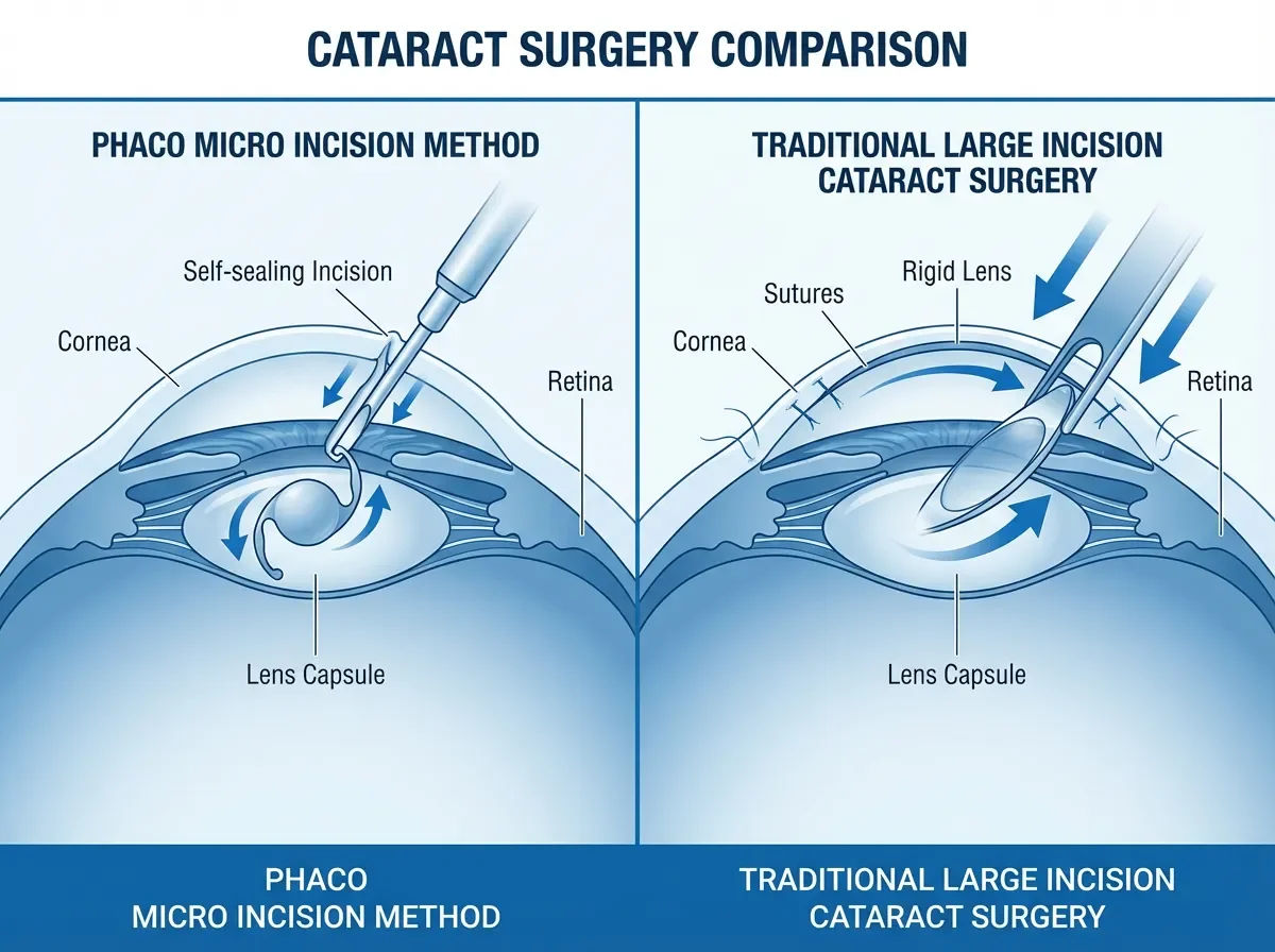 Phaco Cataract Surgery Myths versus Facts