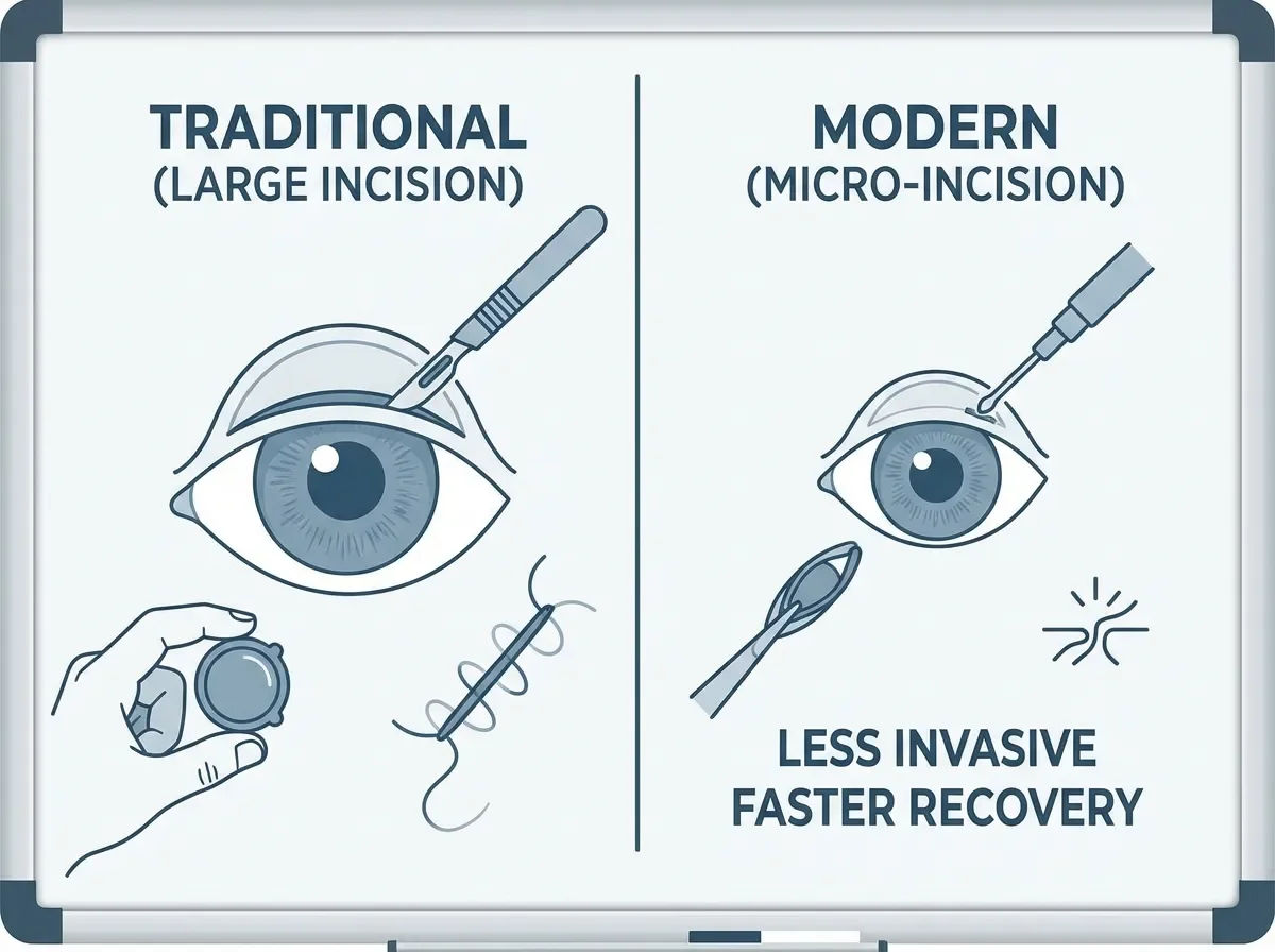 Phaco vs Traditional Cataract Surgery: What Has Changed