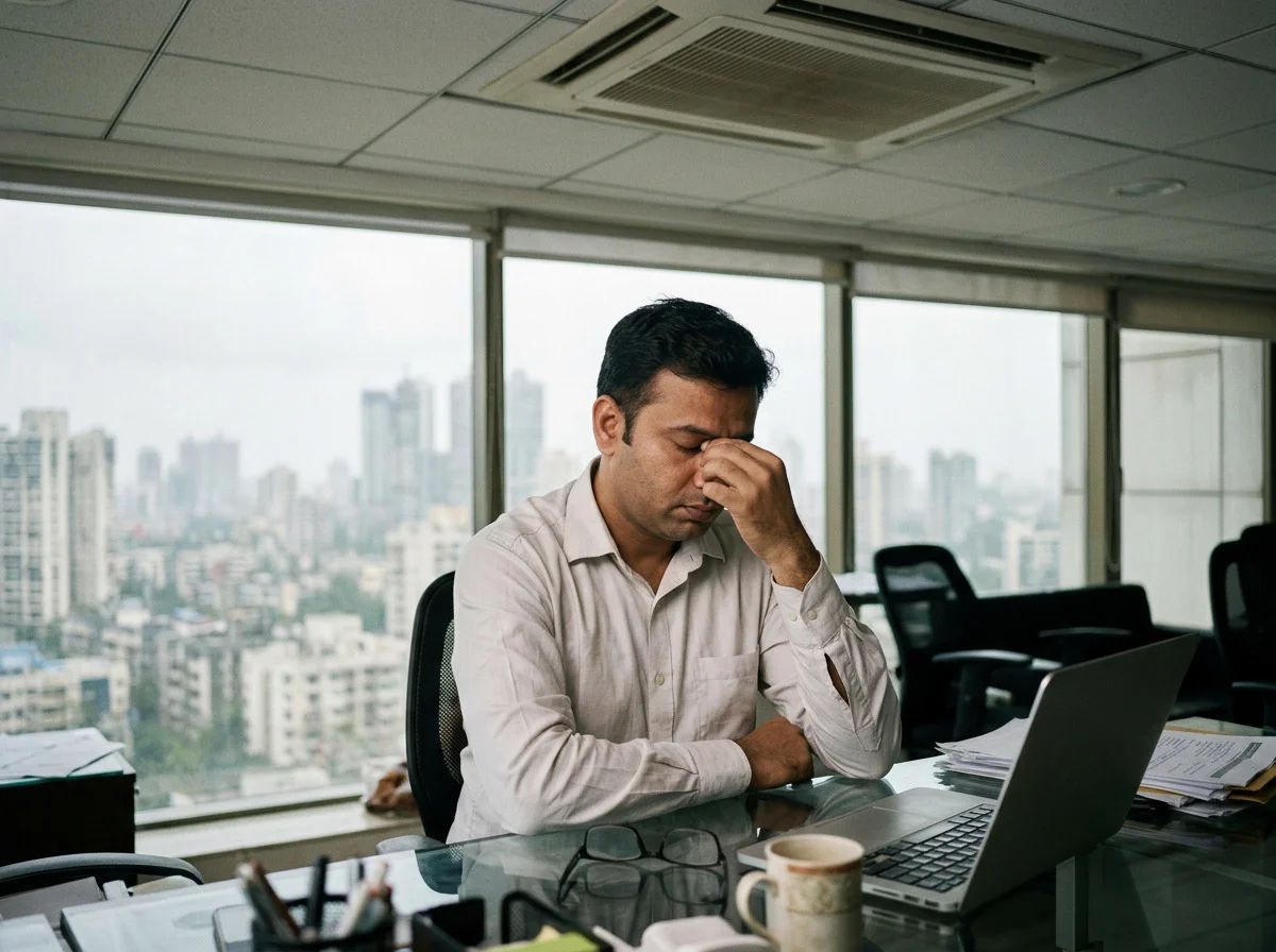 Itchy, watery eyes in Mumbai are often allergy, office AC, or pollution. Pain, sticky discharge, or blurred vision needs an eye doctor the same day.