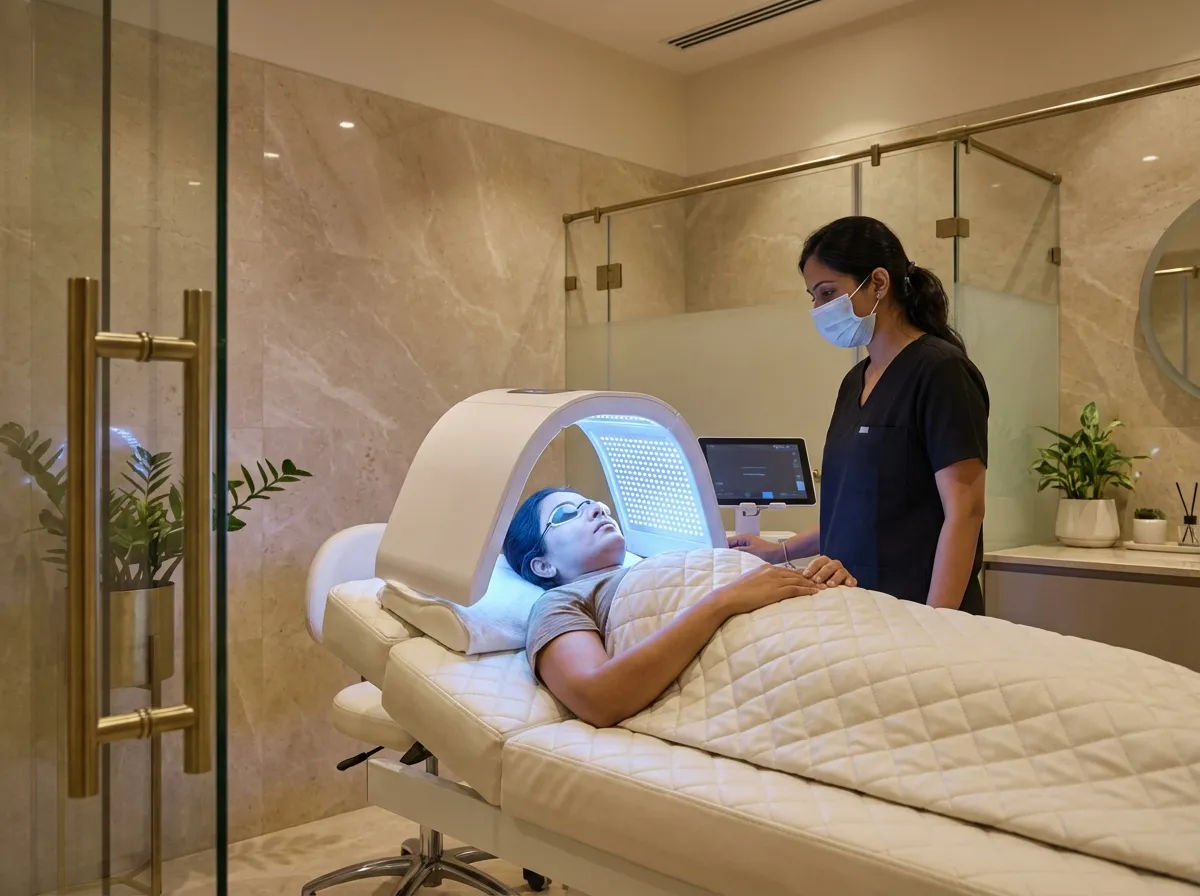 LED Blue Light treatment