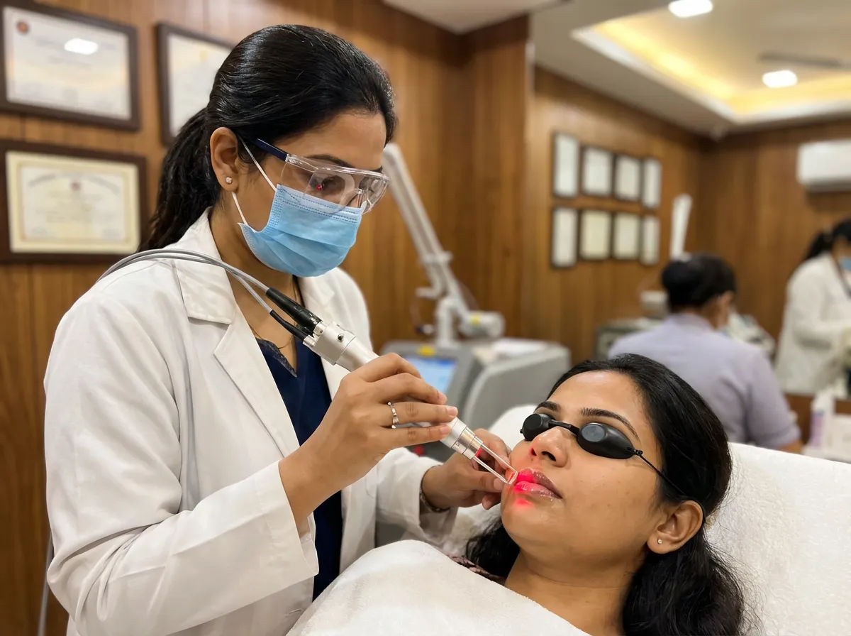 Lip Peel and Laser Treatment - Dr. Jaishree Sharad
