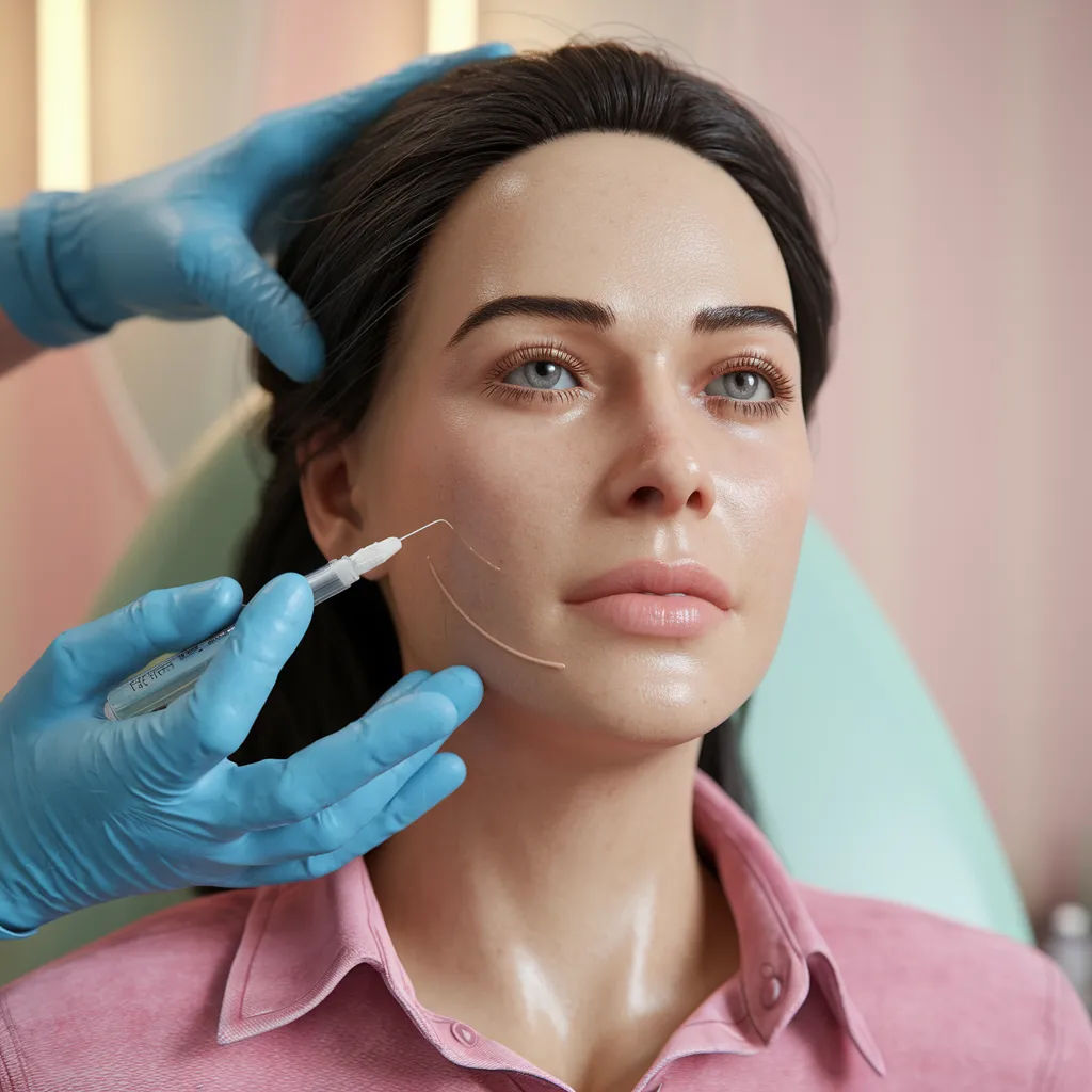 Lower Face liquid facelift treatment