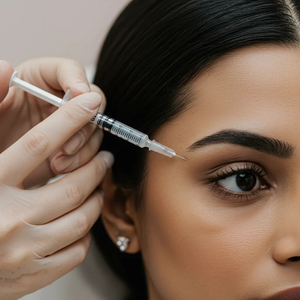 Temples liquid facelift treatment