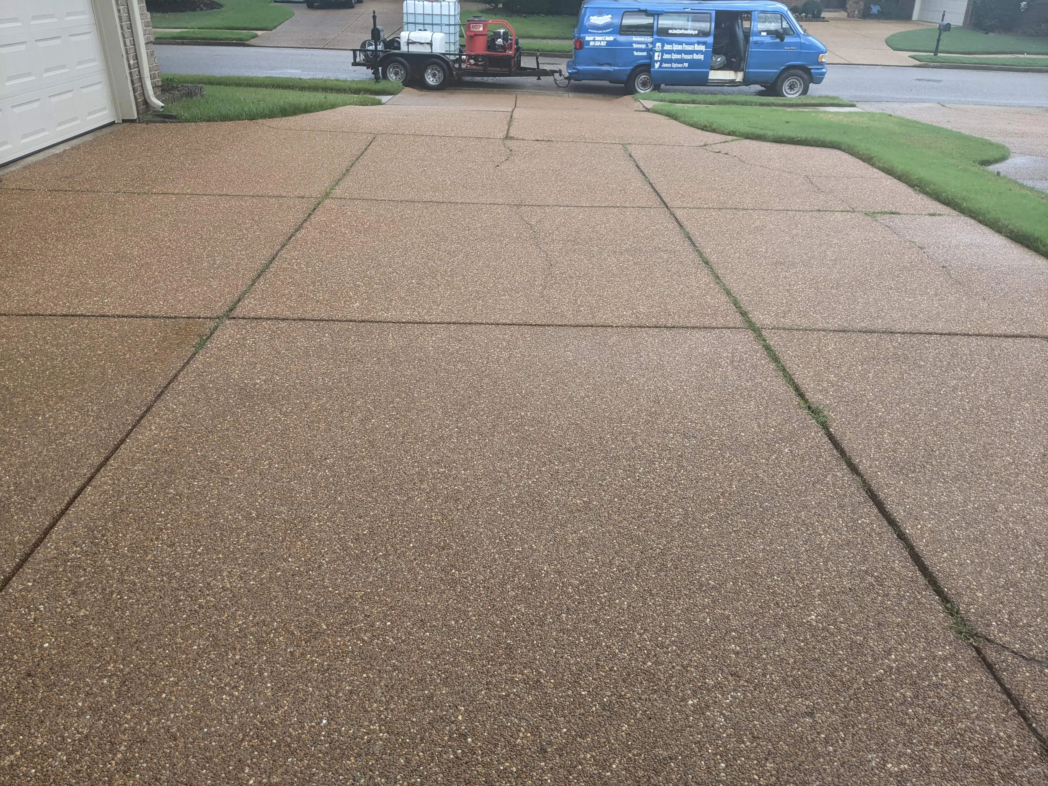 Driveway Cleaning After- Memphis Tn