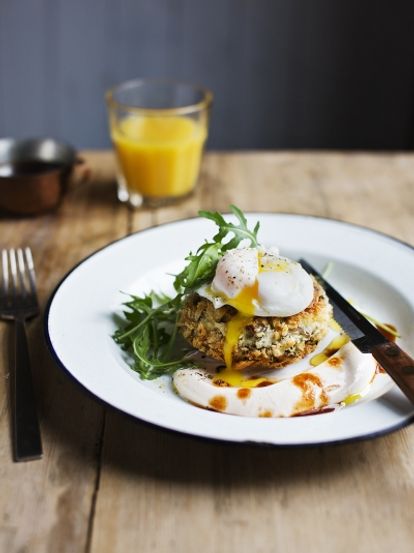 Beef Hash Cakes with Chipolte Yoghurt  Beef Recipes 