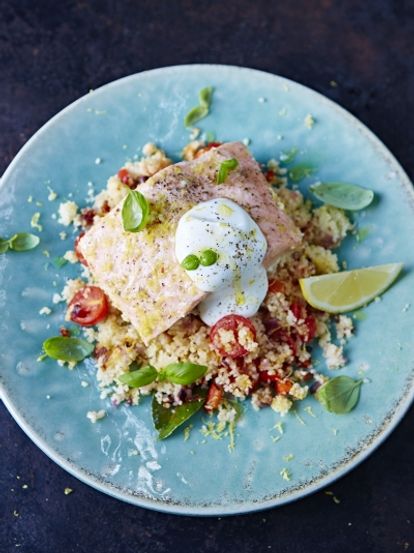 Super-speedy steamed salmon | Fish recipes | Jamie Oliver