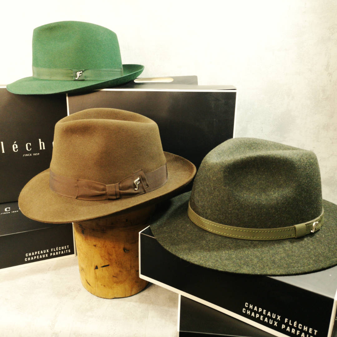 Chapeau Flechet feutres de poils - Jardin de la Mode Paris - Chapelier Modiste Boutique