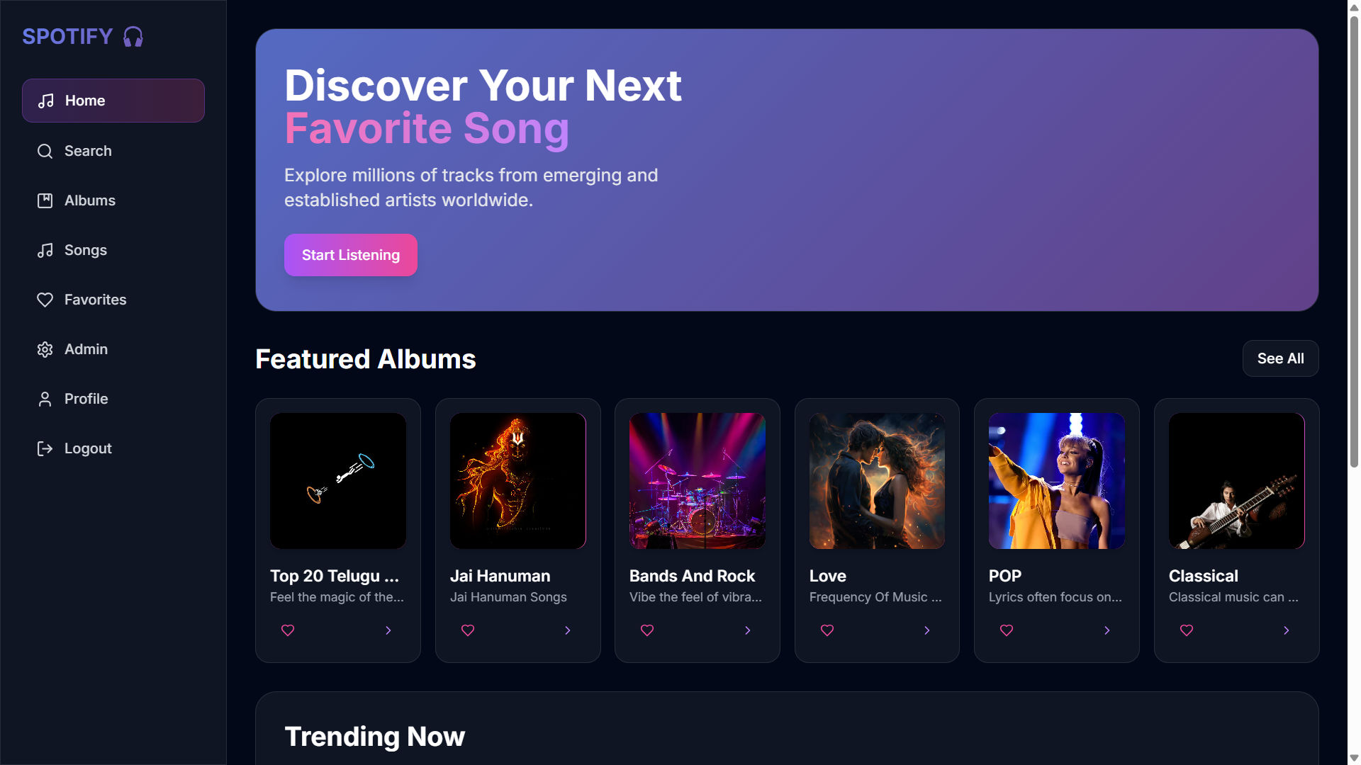 Music Streaming Platform