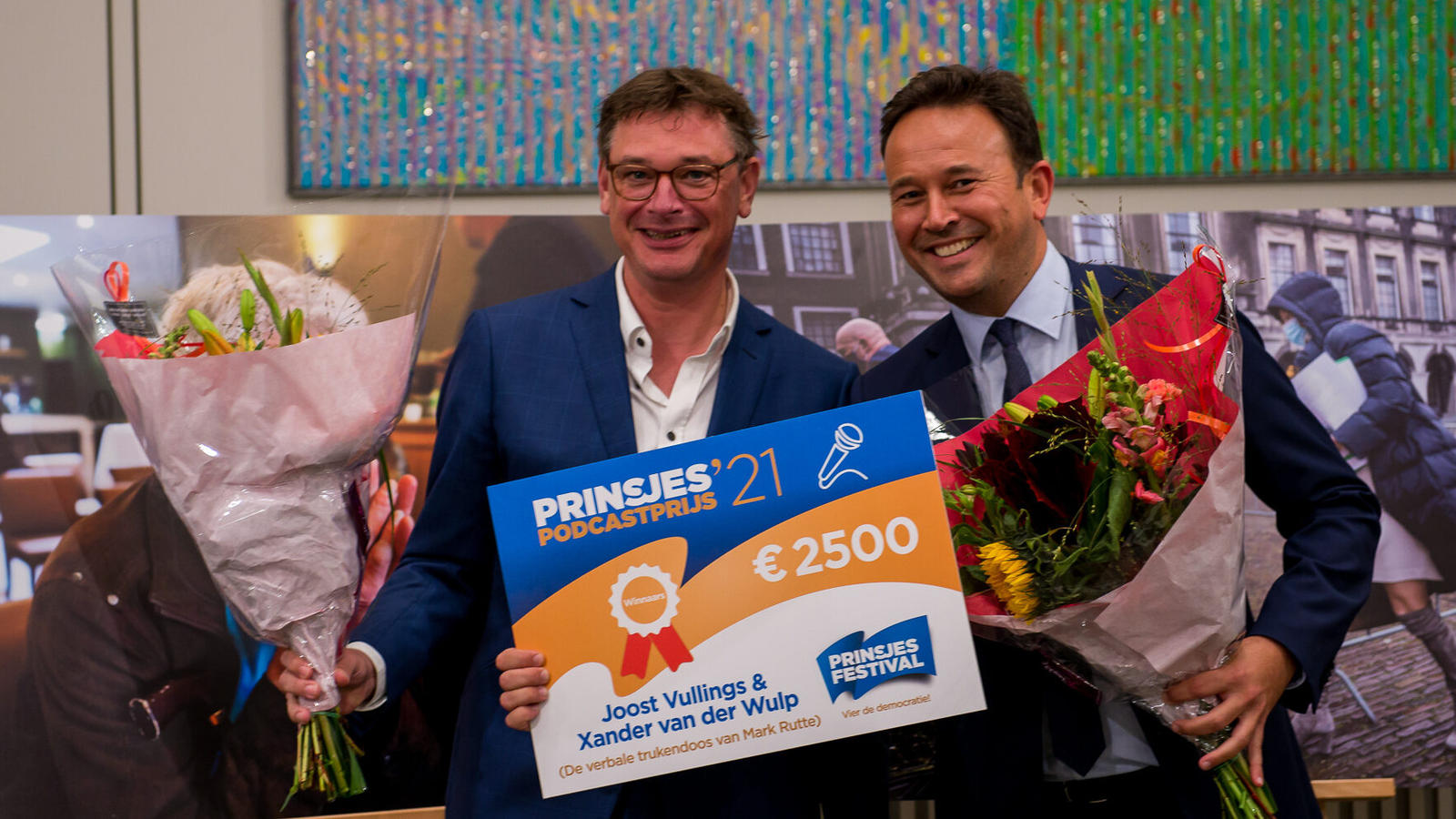 Vullings en Van der Wulp zijn eerdere winnaars van de prinsjespodcastprijs