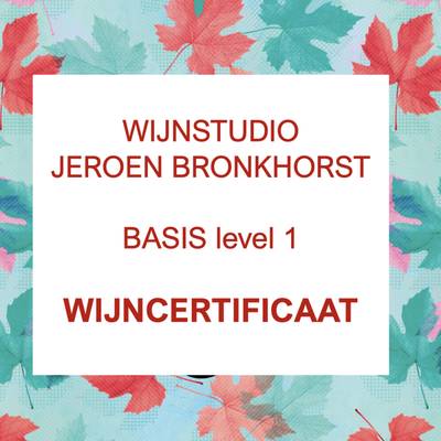 Wijn Basis – Wijnstudio level 1