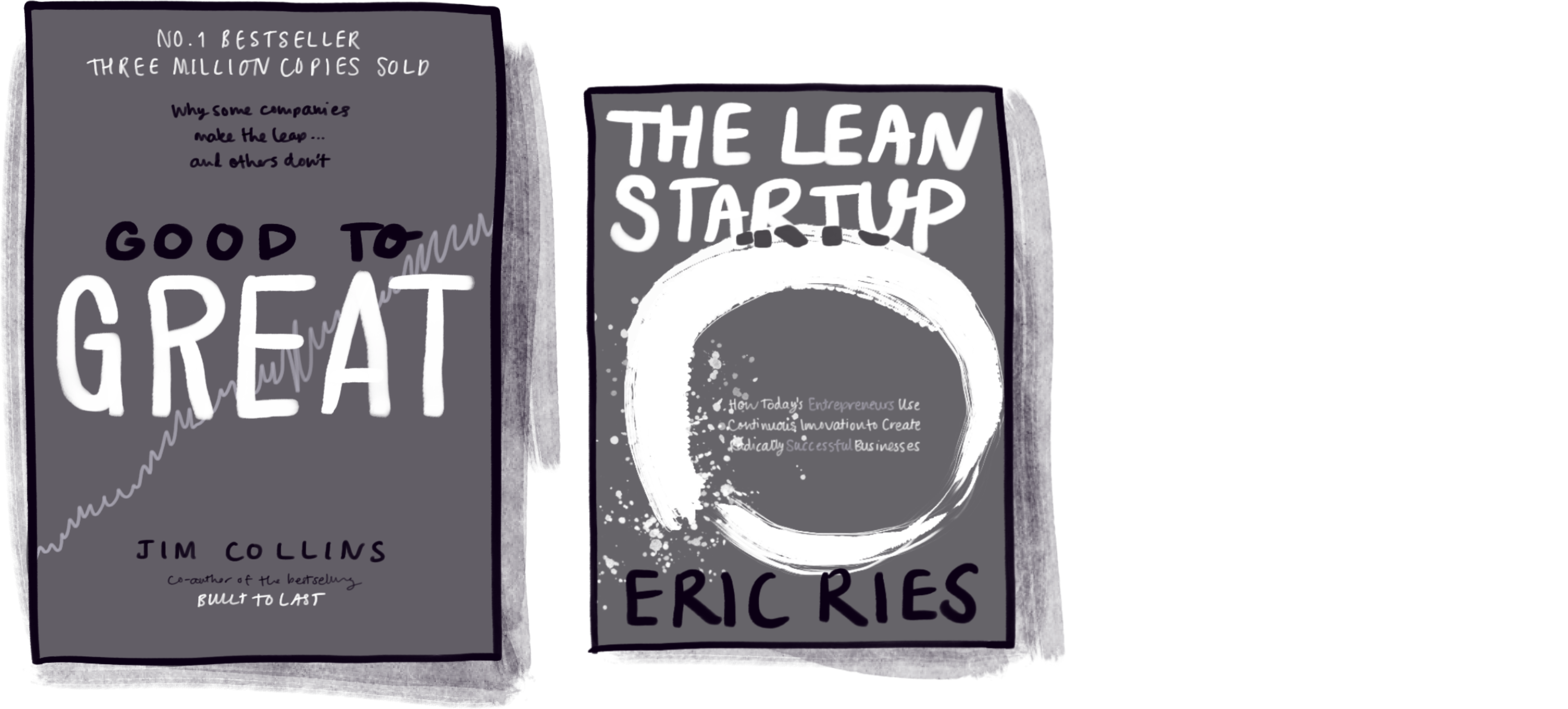 Business books for the Jimmy book list include “Lean Startup” by Eric Ries, and “Good to Great” by Jim Collins.