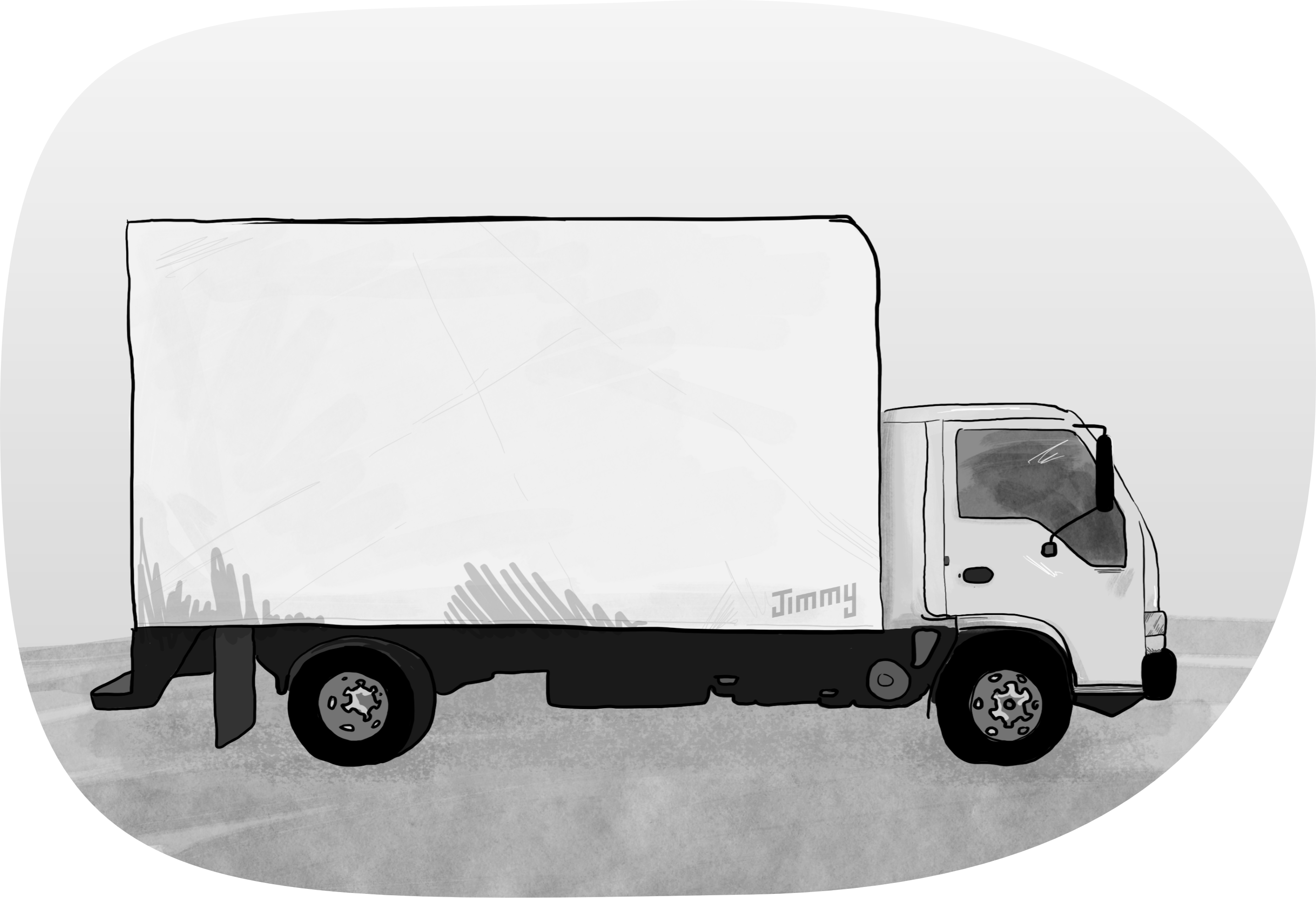 Illustration of a delivery truck.