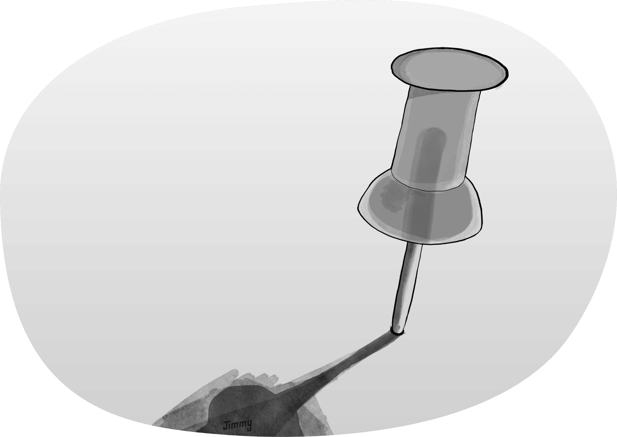 Illustration of a push pin.