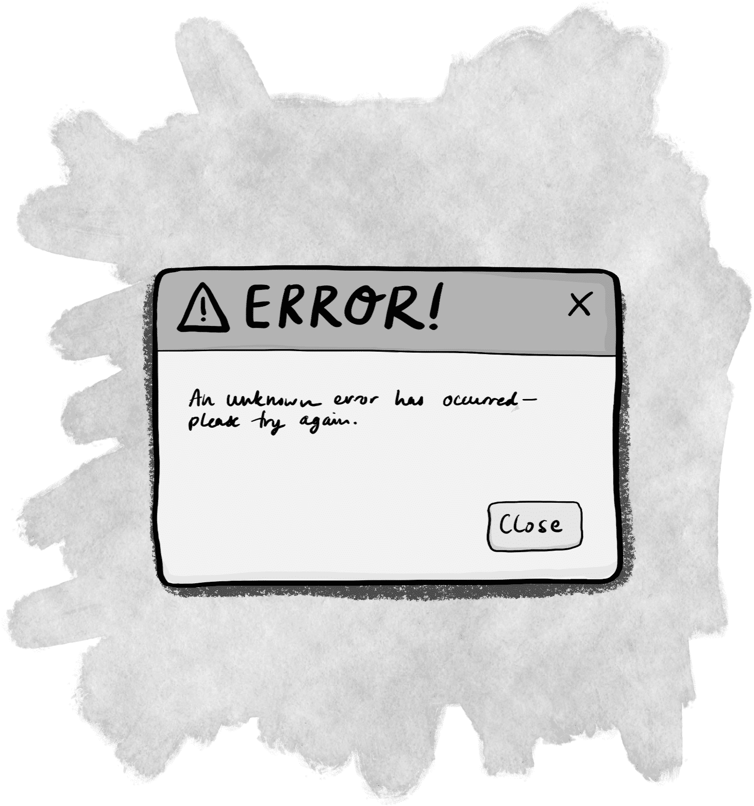 An error message