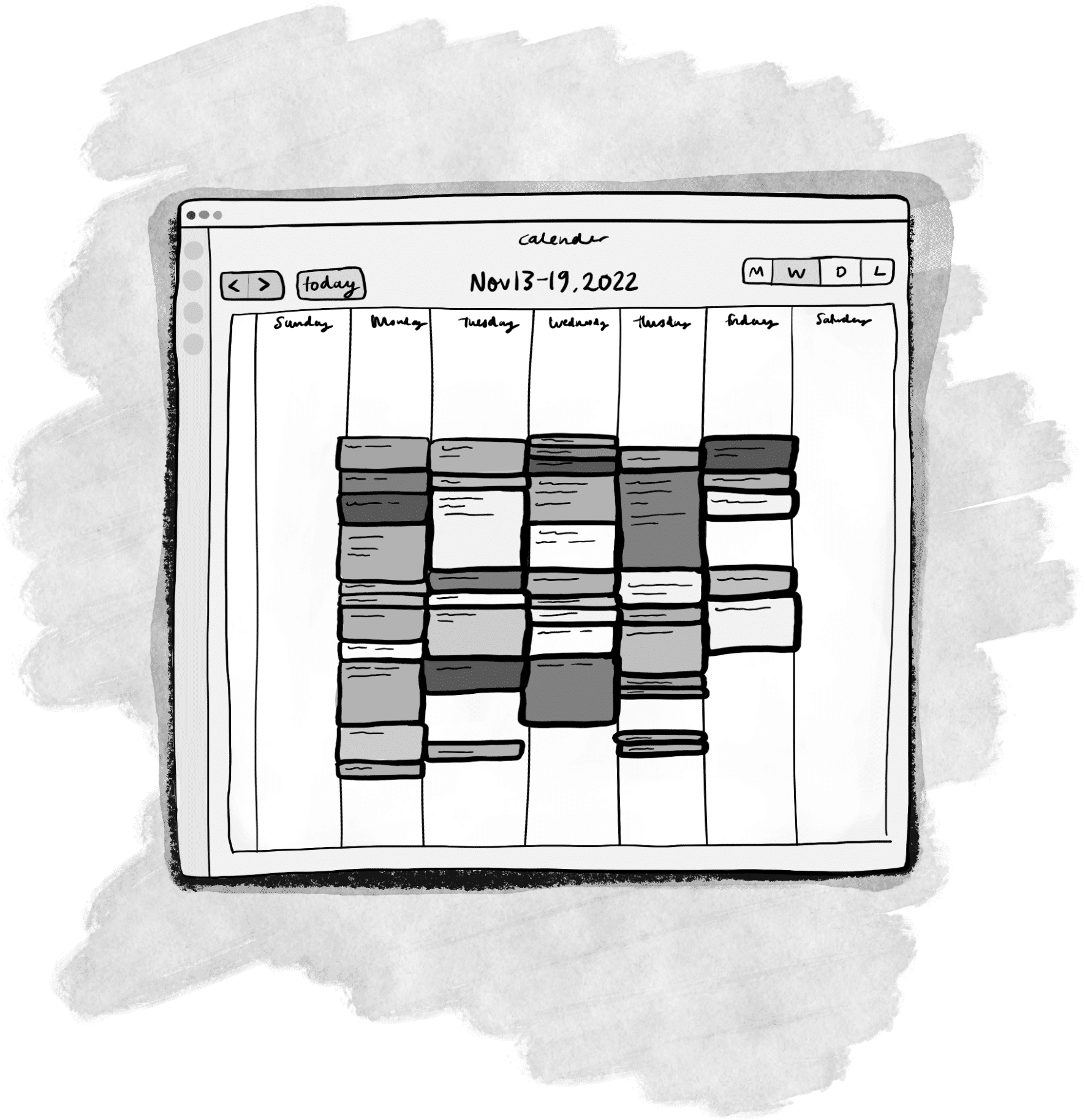 A really full calendar