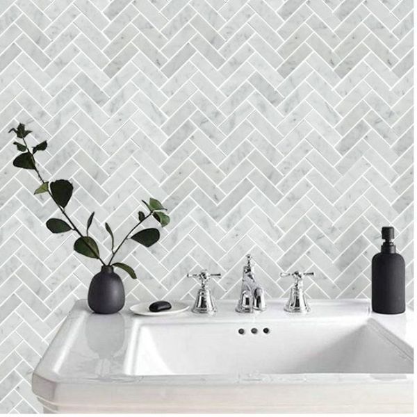 Marble Mosaics Herringbone 1 1