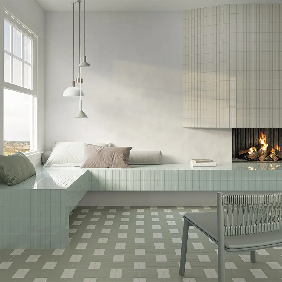 Local Tile Co. Presents WOW DESIGNEU_Celadon-Gloss-Kale-Tundra-Tundra-Gloss