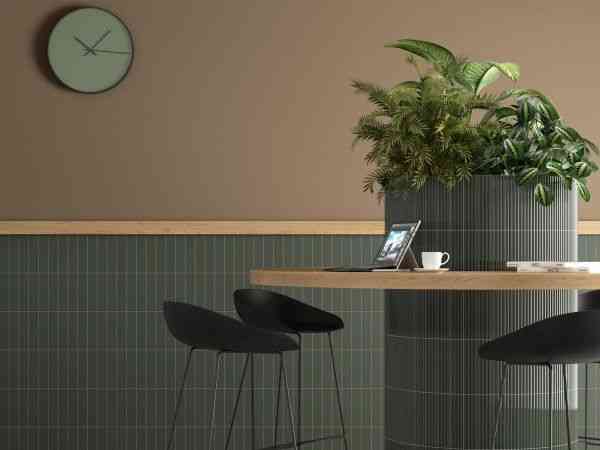 Local Tile Co Costa Nova Onda Laurel Green Gloss Concept