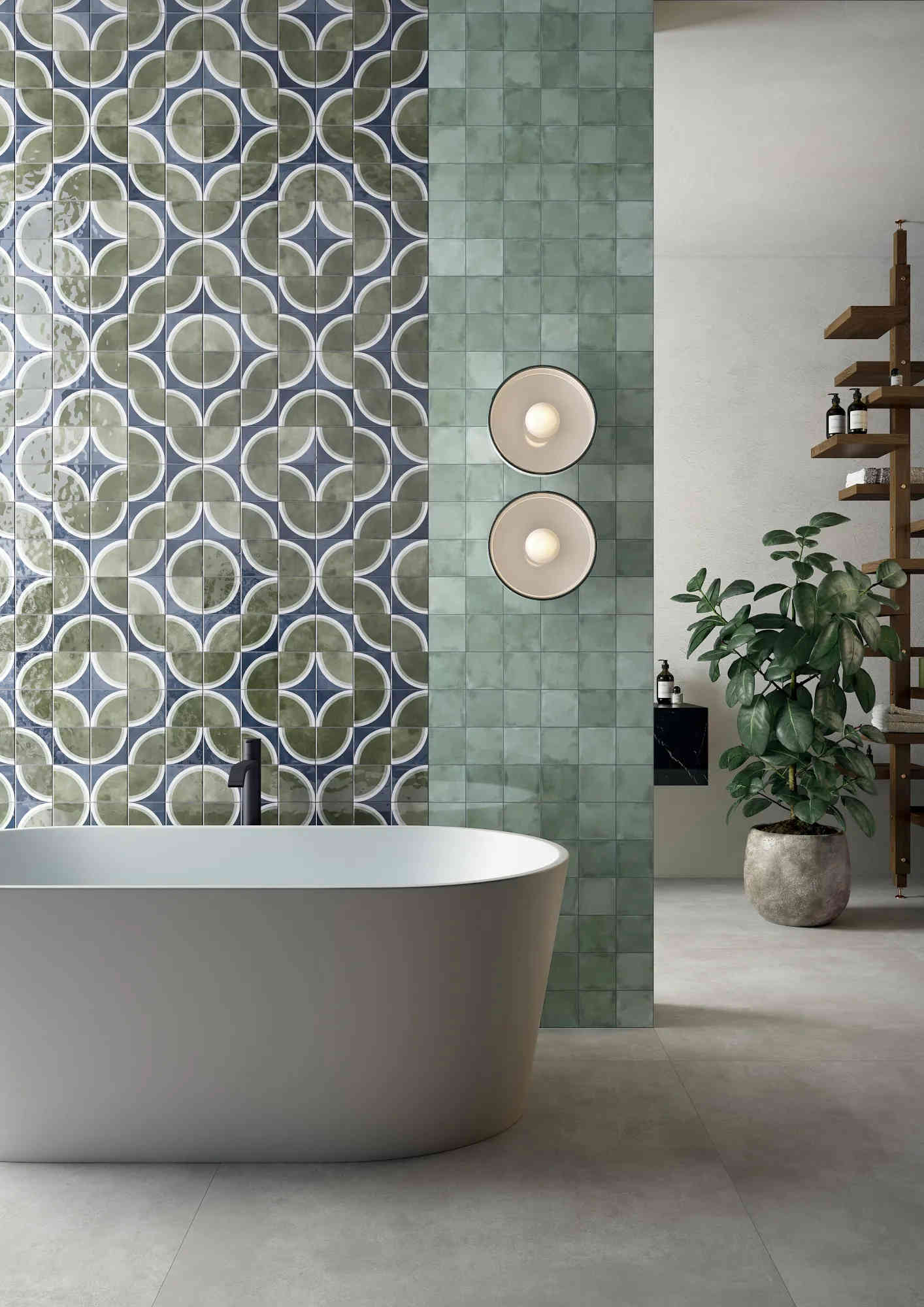 Local Tile Co. La Fabbrica  Lf Small Sage Trend Arco