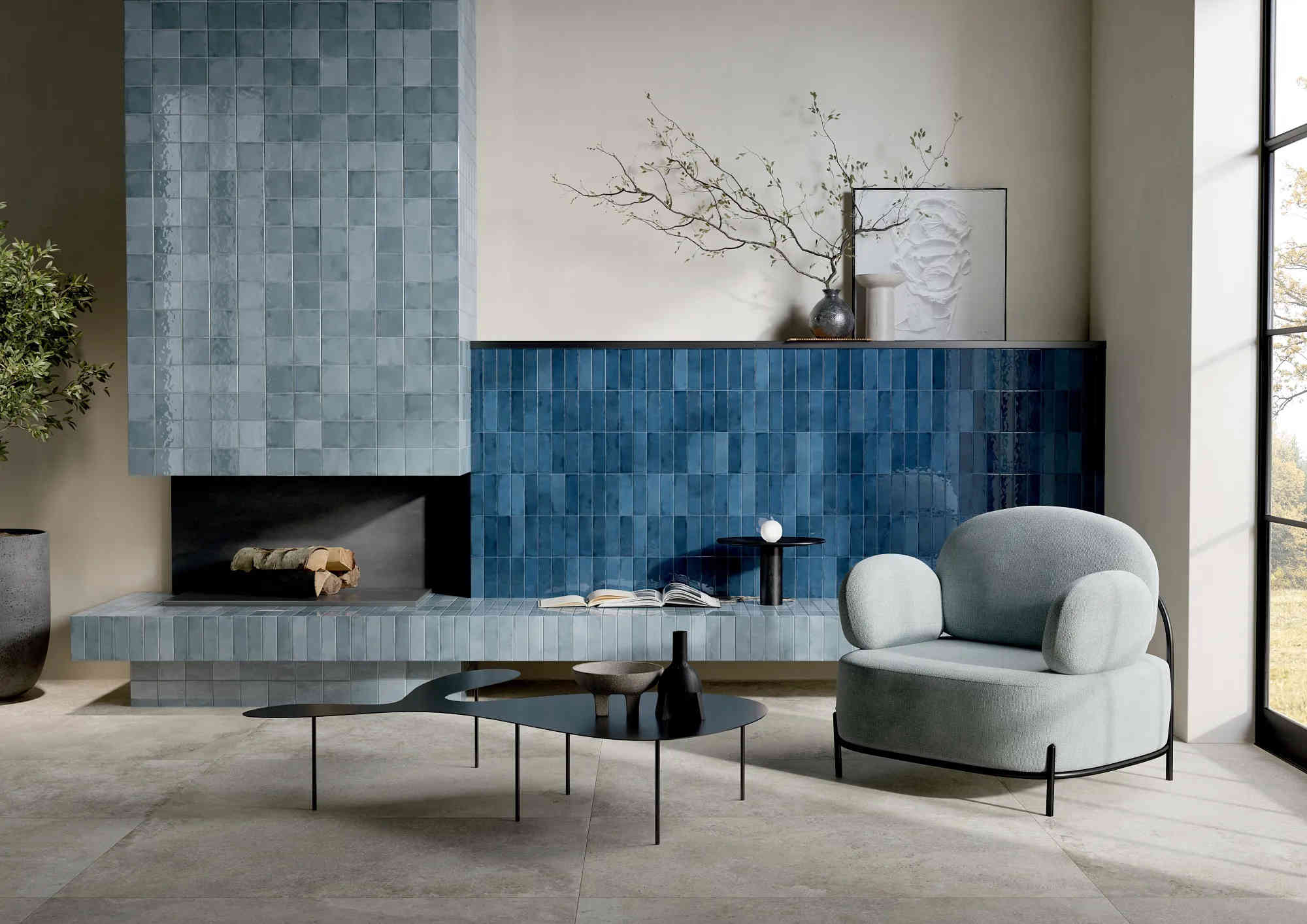 Local Tile Co. La Fabbrica  Small Light Blue Navy Living.webp