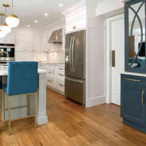 Local Tile Co.  Antique Perspective Grande Hickory Cinnabar Installed