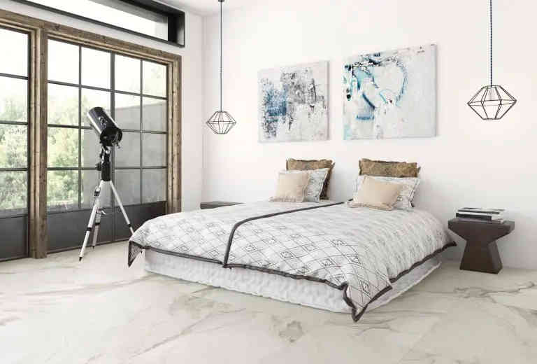 Local Tile Co.  Azteca Calacatta Series Bedroom.webp