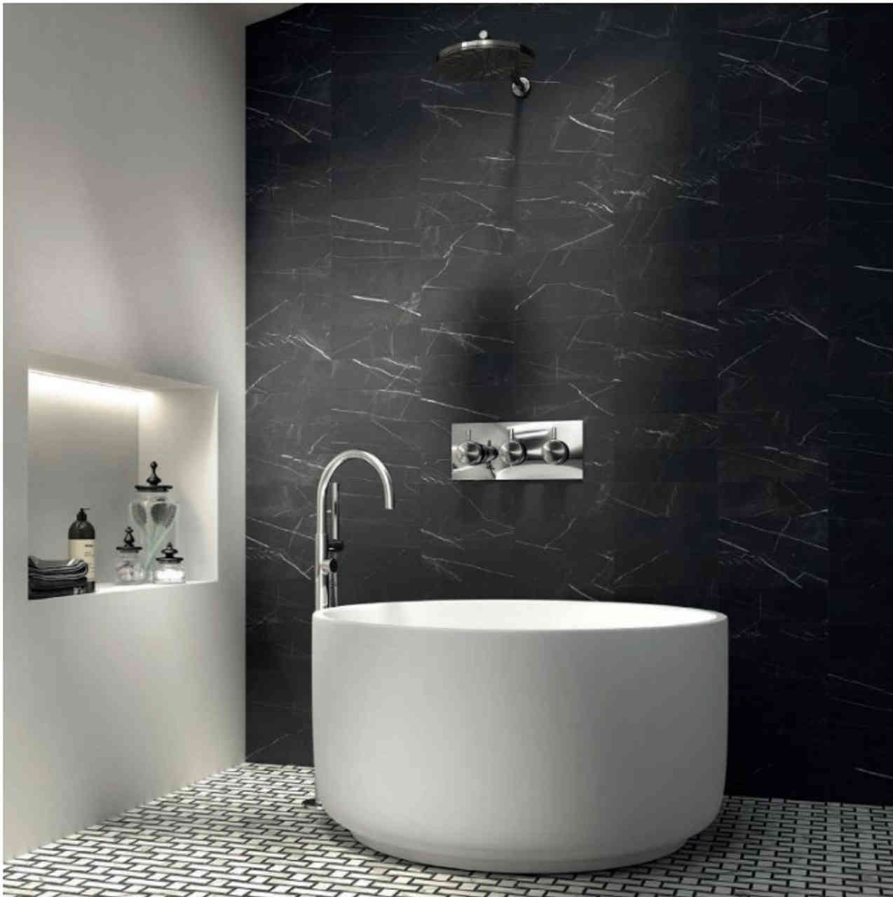 Local Tile Co.  Marble By Gazzini Shown Marquina Feature Wall.jpg