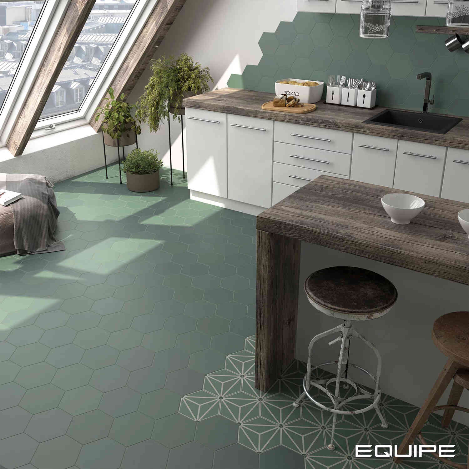 Local Tile Co  Equipe Coimbra 175×20 Pickle Green Decor Solar.webp