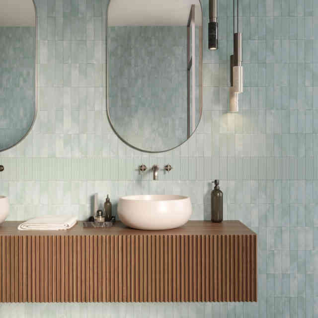 Keradom Mini Mint Stripes Mint Matt